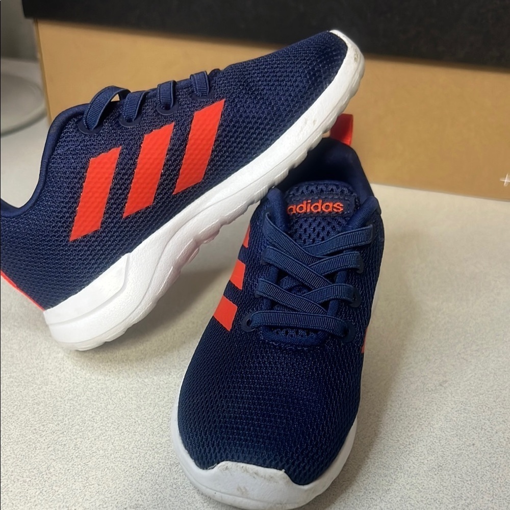 Adidas Kids Navy and orange  Sneakers - Picture 4 of 6